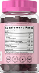 Close-up of Horbäach Iron Gummies bottle label
