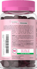 Grape-flavored vegan iron gummy supplement