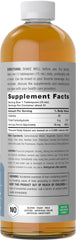 Horbäach Iron Supplement Liquid bottle label close-up