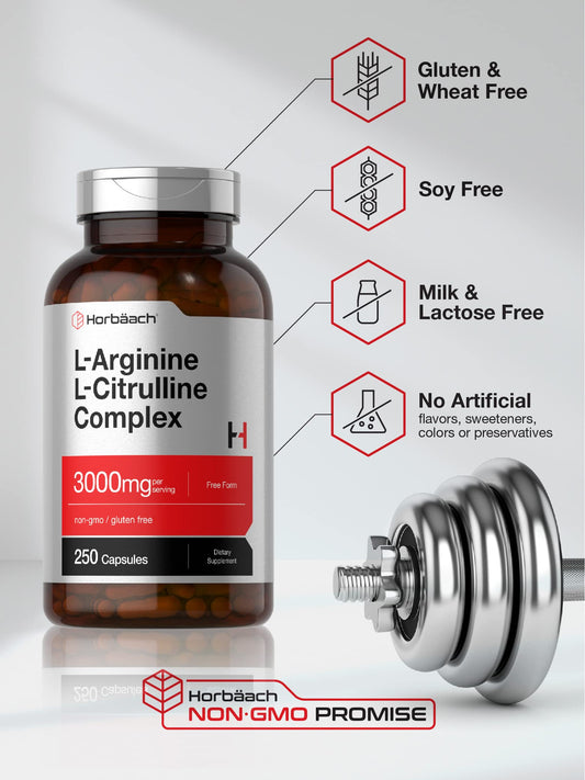 Horbäach L-Arginine L-Citrulline Complex capsules