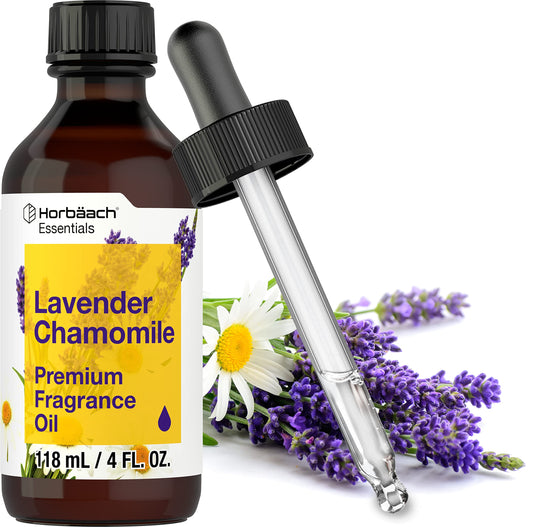 Horbäach Lavender Chamomile Fragrance Oil 4 oz amber bottle