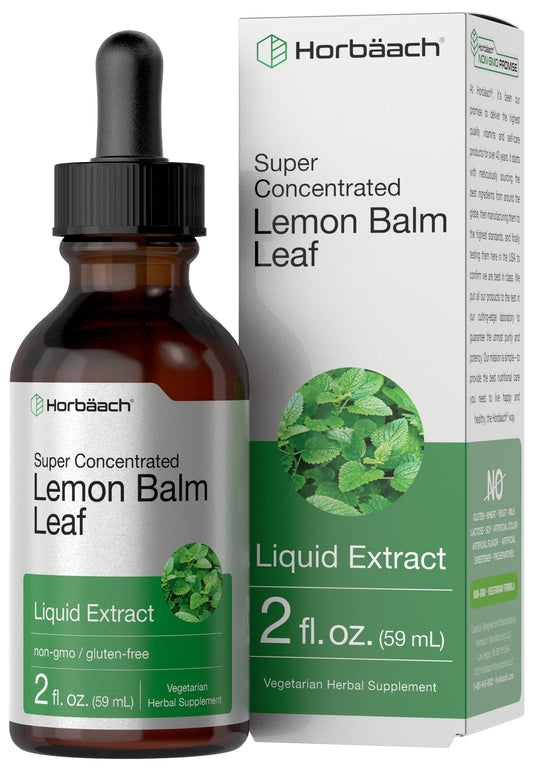 Horbäach Lemon Balm Tincture 2 fl oz bottle