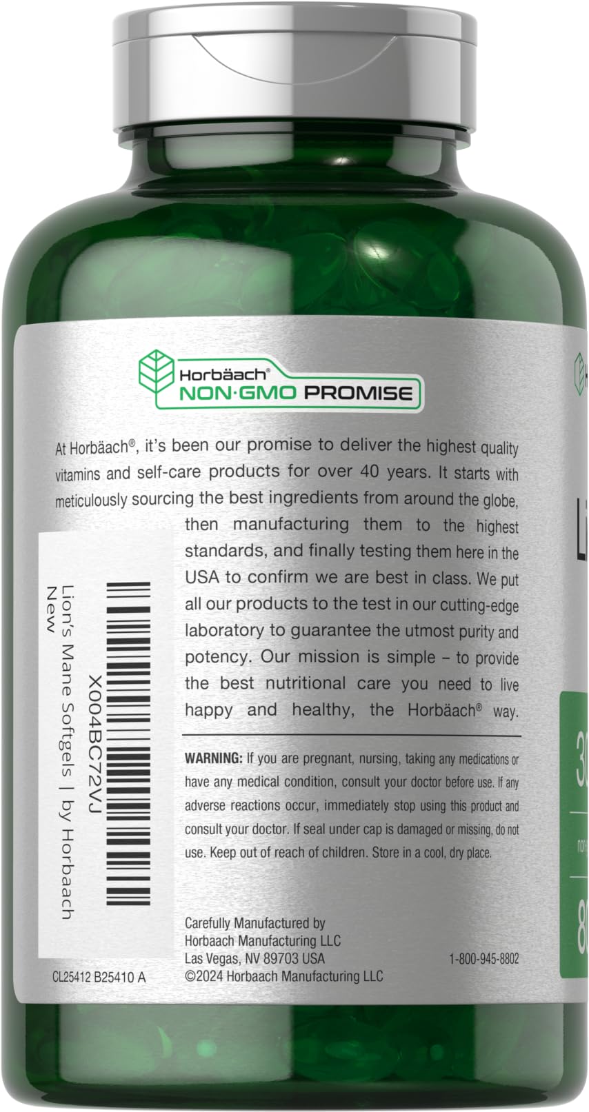 Laboratory tested seal and trusted ingredients