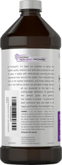 Measuring spoon showing 15 mL (1 tablespoon) serving of Hyaluronic Acid liquid