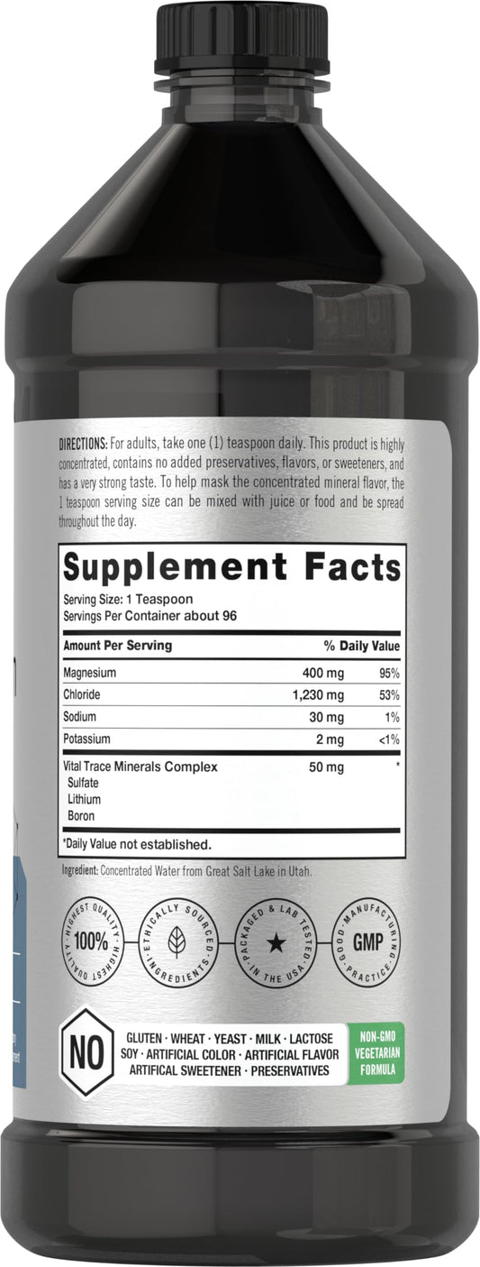 Serving size shows 400 mg of magnesium