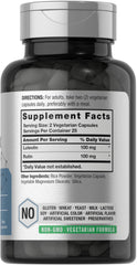 Close-up of Luteolin and Rutin flavonoid blend on bottle label