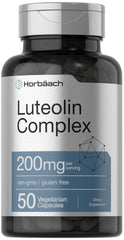Bottle of Horbaach Luteolin Complex Supplement with 50 capsules