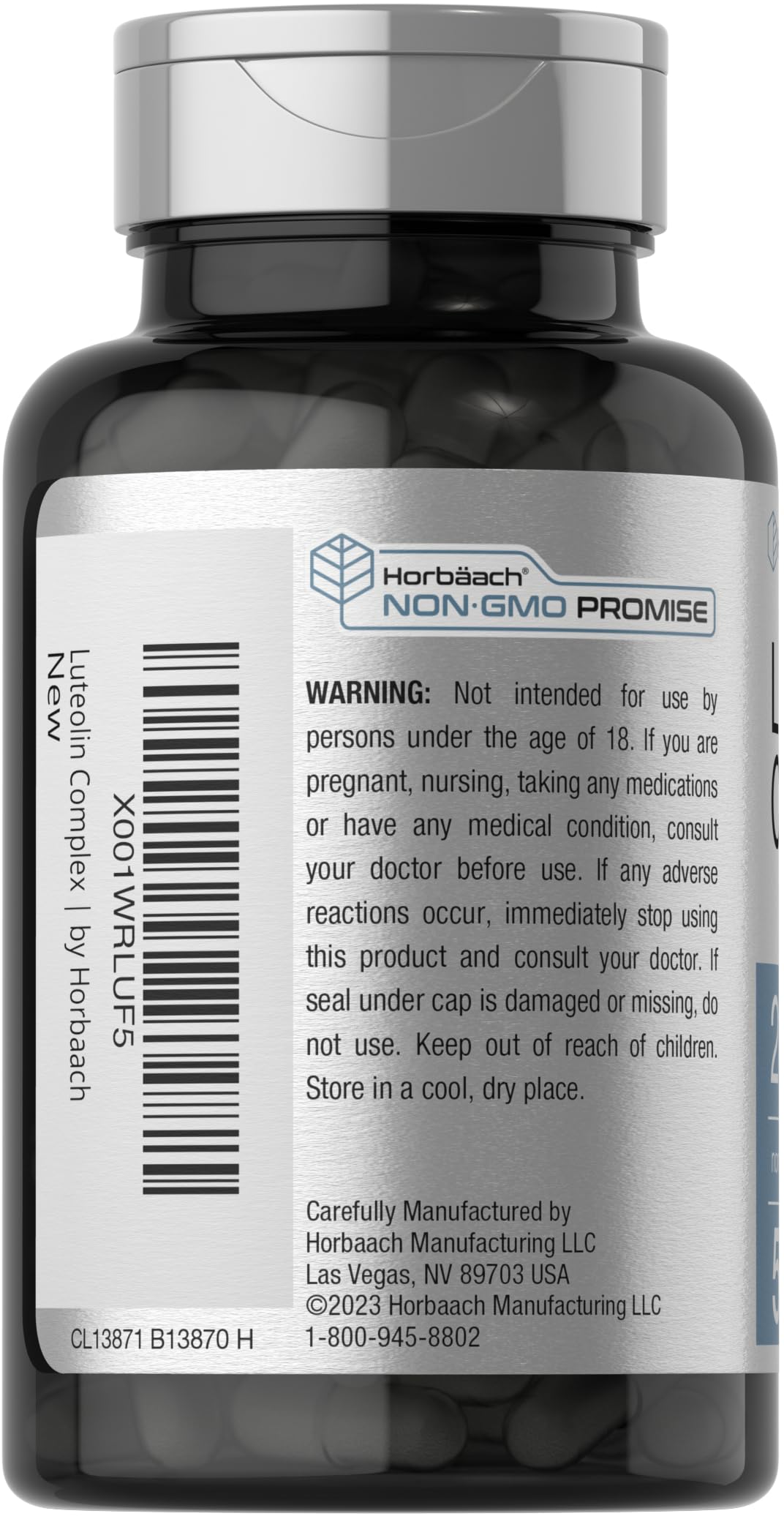Close-up of Luteolin and Rutin ingredients