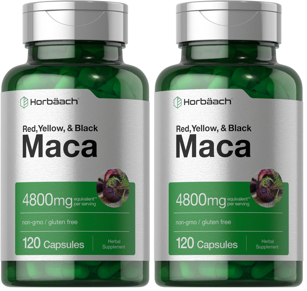 Horbäach Maca Root Capsules 120 pills pack 2 hero image