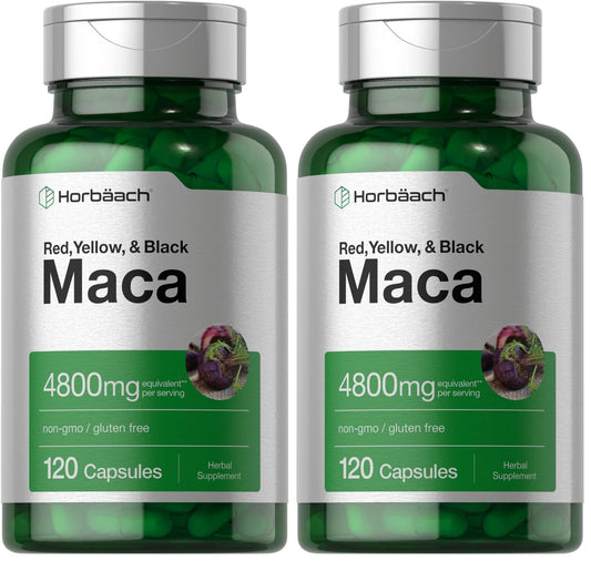 Horbäach Maca Root Capsules 120 pills pack 2 hero image