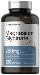 Horbäach Magnesium Glycinate bottle with 120 softgels