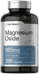 Horbäach Magnesium Oxide 865 mg bottle - front view