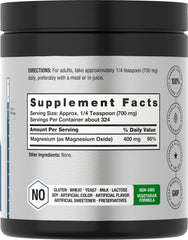 8 oz Horbaach Magnesium Oxide Powder bottle