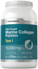 Horbäach Marine Collagen Powder 2.2 lbs front label