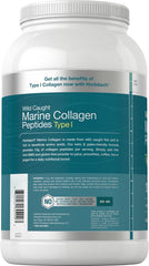 Unflavored collagen powder in jar