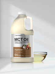 Horbaach MCT Oil 64 oz blends with coffee, tea and juices
