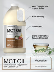 Horbaach MCT Oil 64 oz gluten-free non-GMO packaging