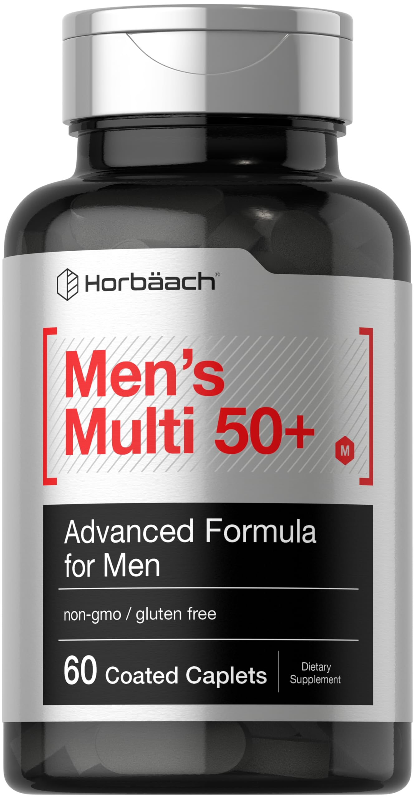 Horbäach Mens Multivitamins 50+ bottle front