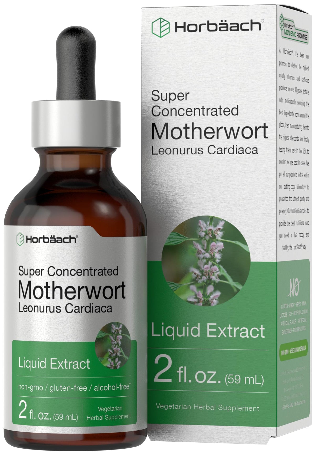 Horbaach Motherwort Tincture bottle 2 oz