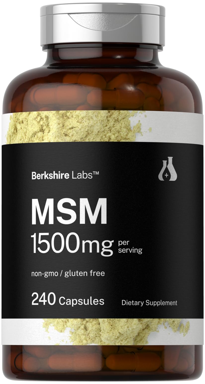 Horbäach MSM 1500mg capsules bottle