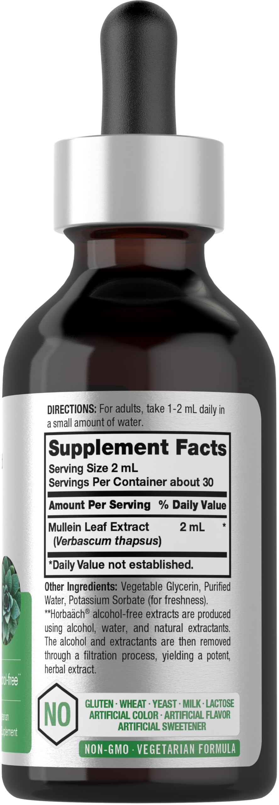 Dropper with Horbaach Mullein Leaf Extract Drops