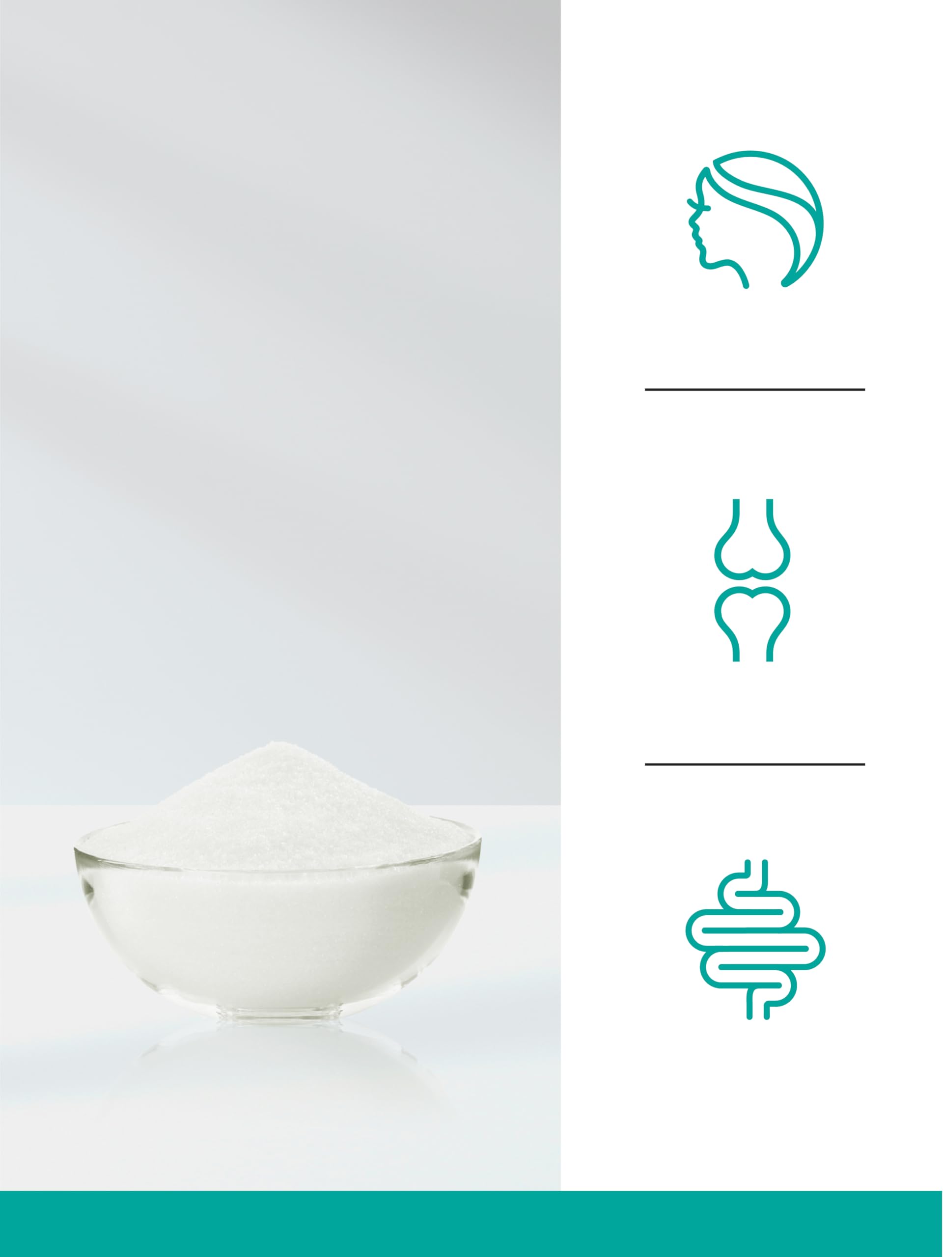 Unflavored collagen powder used in Keto and Paleo routines