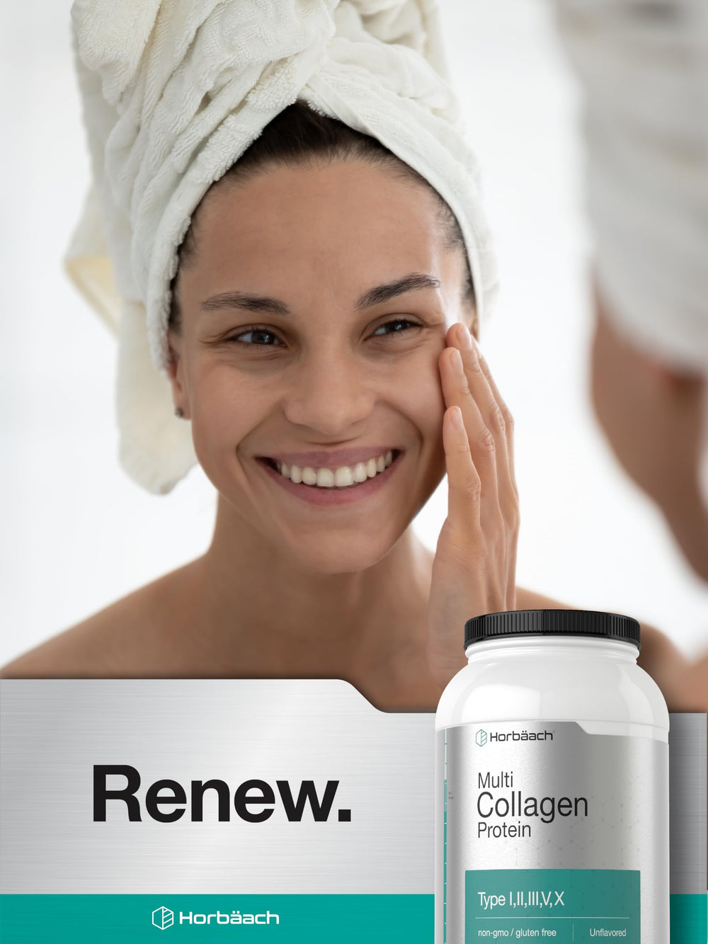 Laboratory tested Horbaach collagen ingredients label