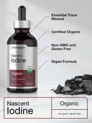 Nascent Iodine Drops ingredient facts label