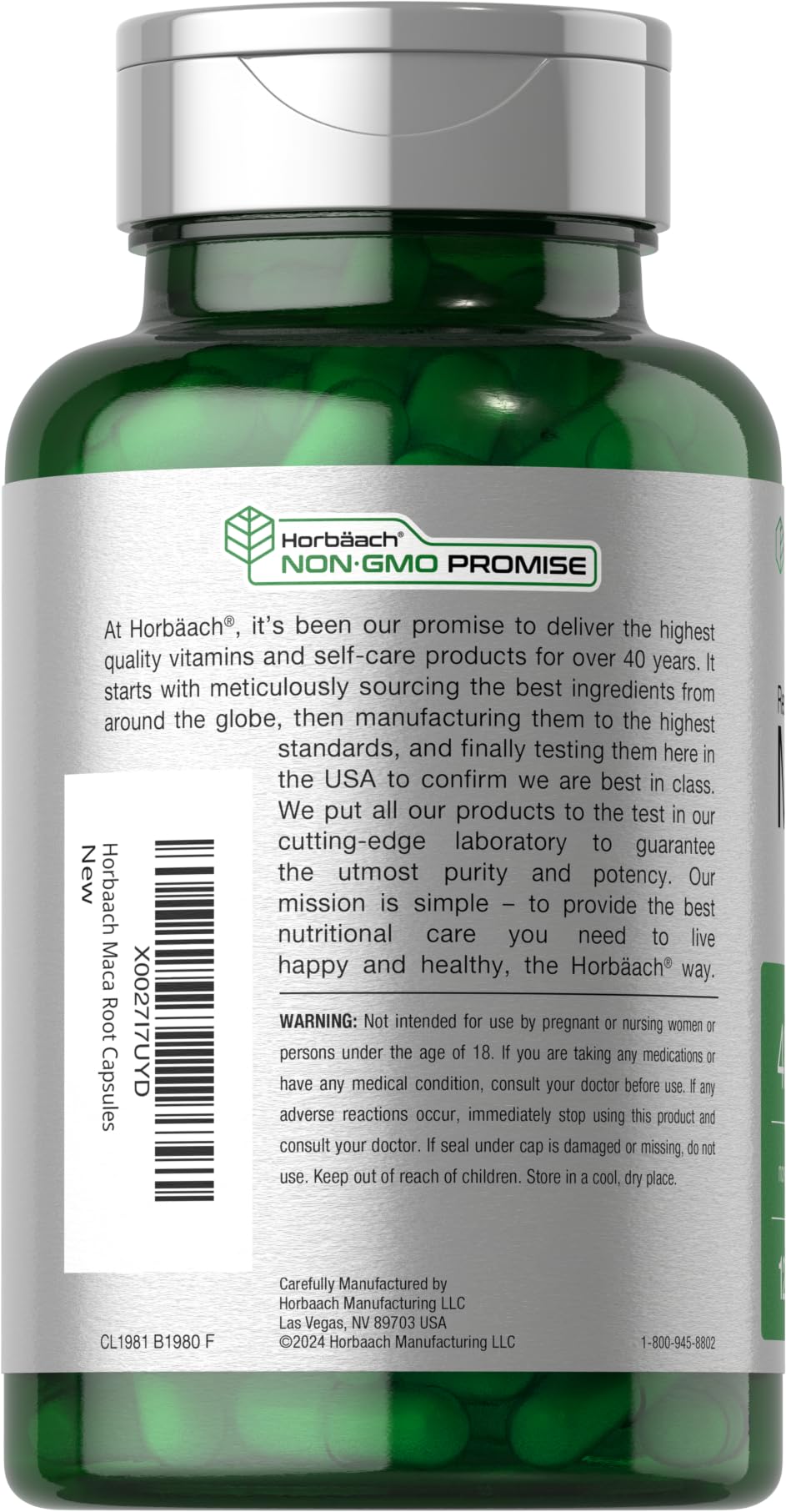 Gluten-free and non-GMO formula badge on packaging