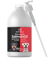 Horbaach Norwegian Salmon Oil for Dogs 64oz bottle