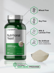 Vegetarian formula tablets from Horbaach Nutritional Yeast