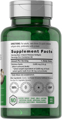 Close-up of garlic softgel capsules
