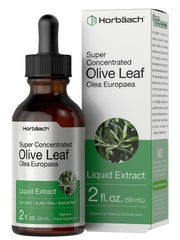 Horbäach Olive Leaf Extract Liquid 2 oz bottle