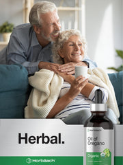 Packaging of Horbäach Organic Oil of Oregano Drops 4 oz
