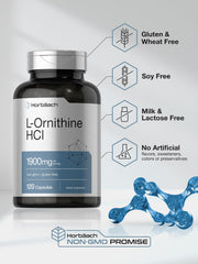 Ingredient and supplement facts for Horbaach Ornithine HCl