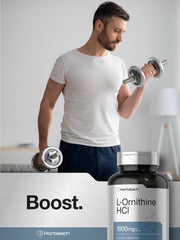 Nutritional information for L-Ornithine HCl 1900 mg per serving