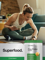 Gluten-free non-GMO Horbaach pine pollen powder icon