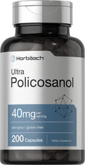 Front view of Horbaach Policosanol 40mg bottle