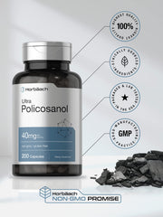 Non-GMO and gluten-free labeling on Horbaach Policosanol