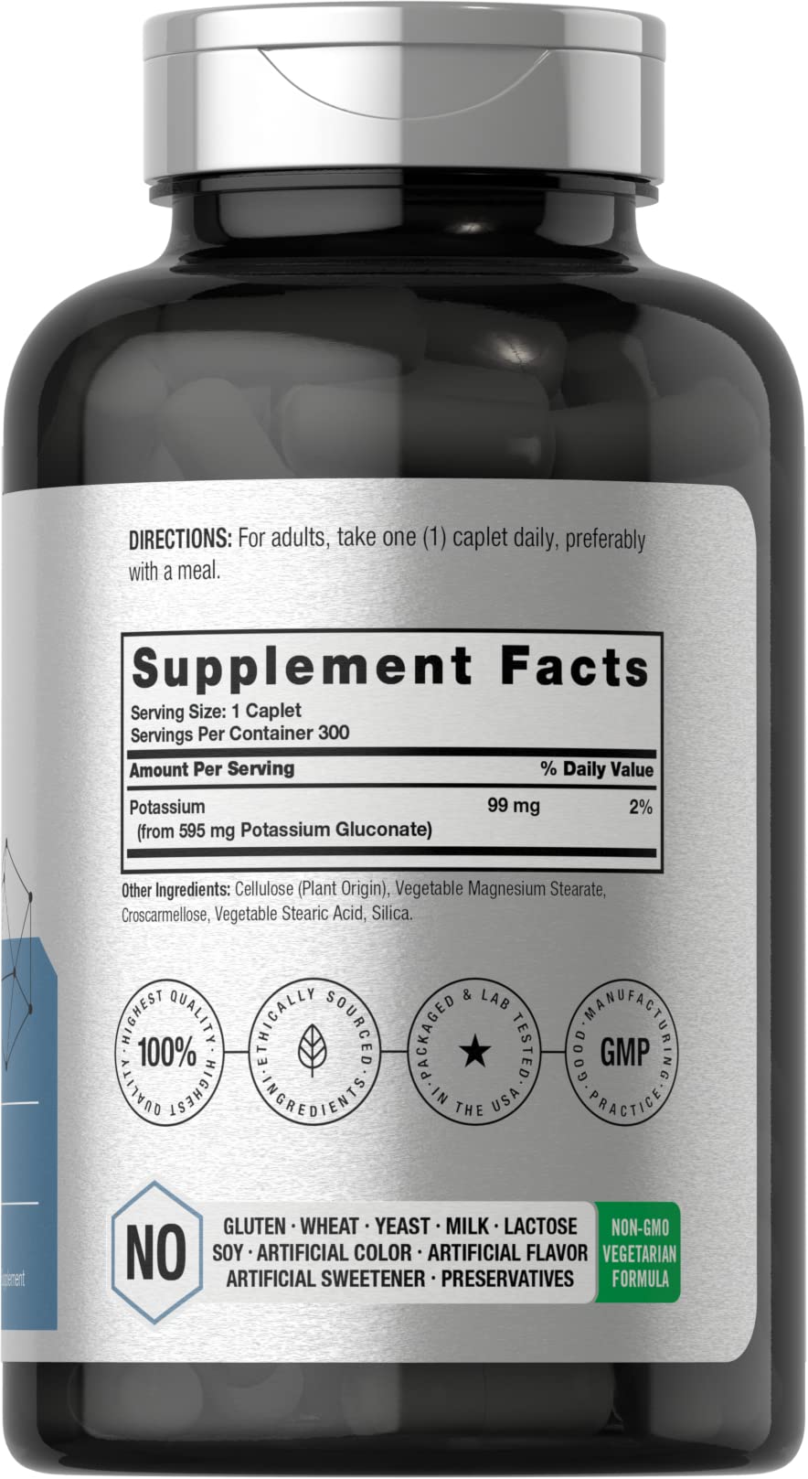Lab-tested Horbaach potassium gluconate formula