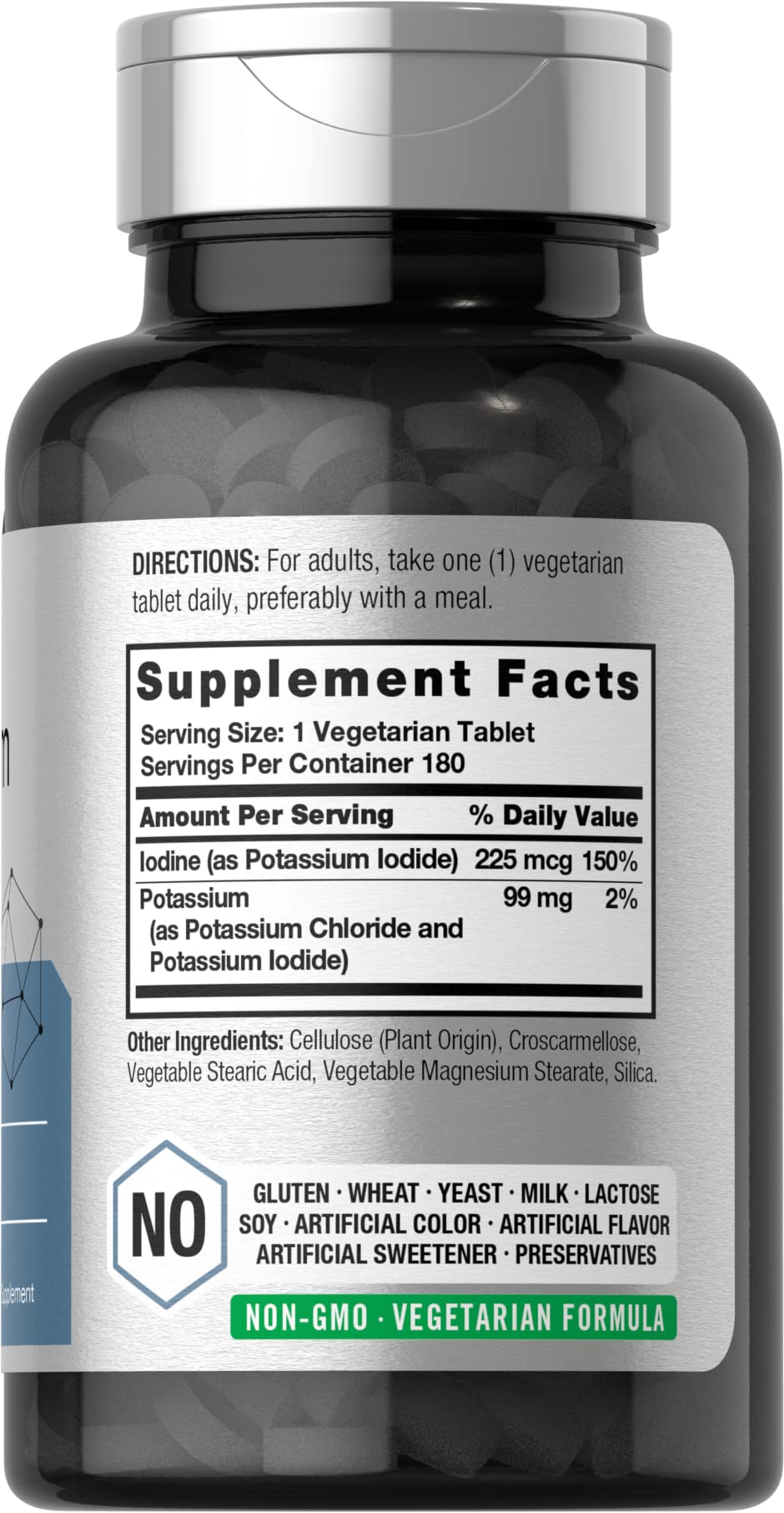 Close-up of iodine ingredient for Horbäach supplement