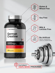 Premium formula capsules packaging of Horbaach creatine monohydrate