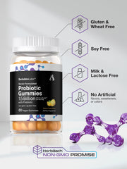 Close-up of Horbaach Probiotic Gummies label