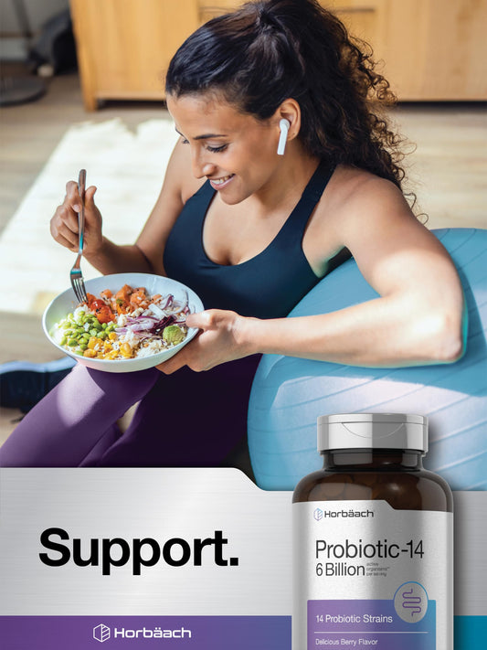 Close-up of berry-flavored probiotic chewable tablet