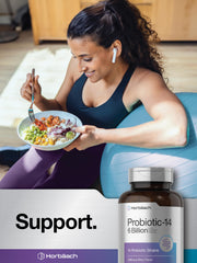 Close-up of berry-flavored probiotic chewable tablet