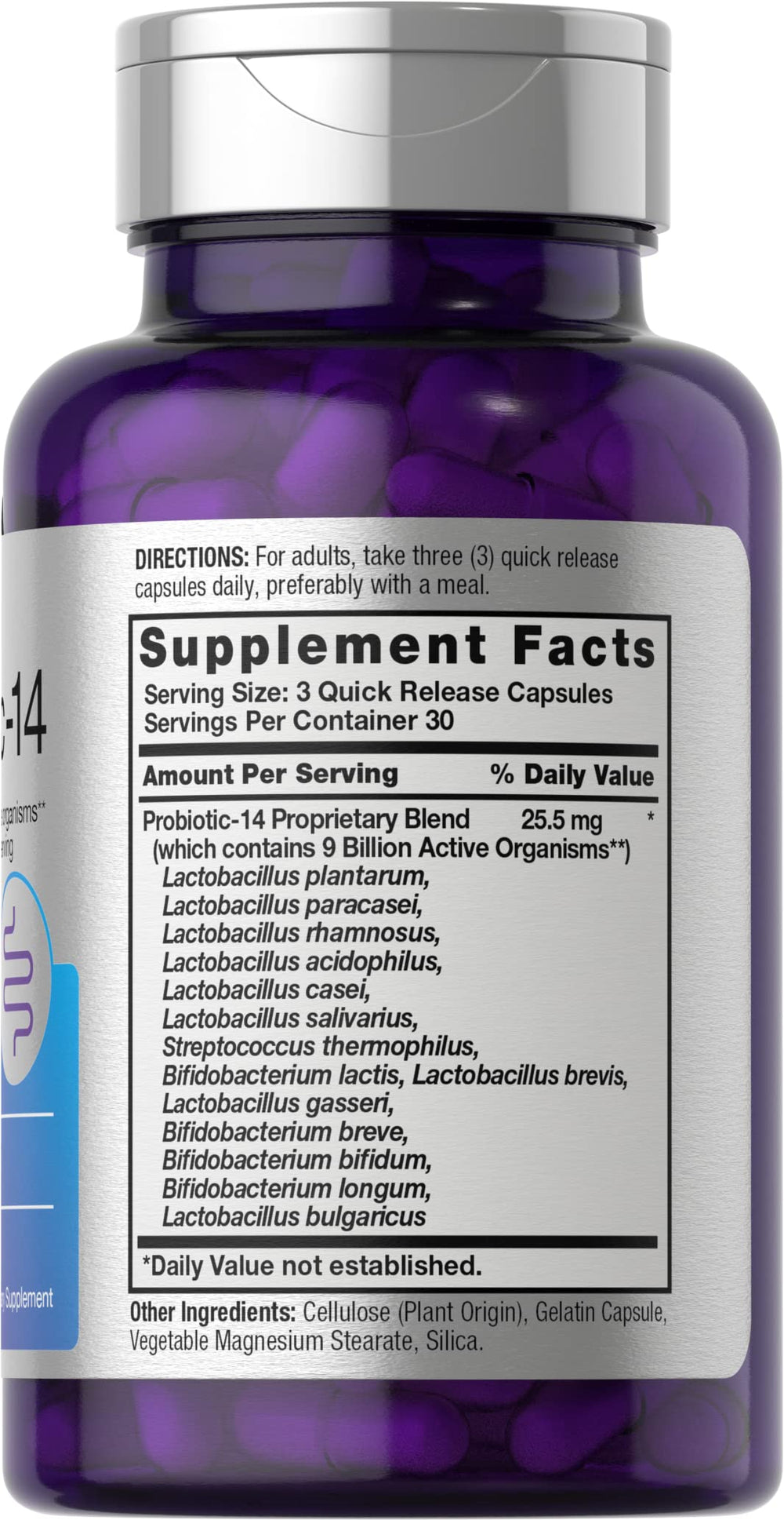 Close-up of quick-release probiotic capsules