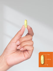 Usage illustration for Horbäach Pumpkin Seed Oil softgels
