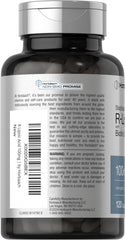 Close-up of Horbaach R-Lipoic Acid 100 mg capsules