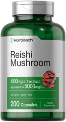 Horbaach Reishi Mushroom Capsules bottle – front view