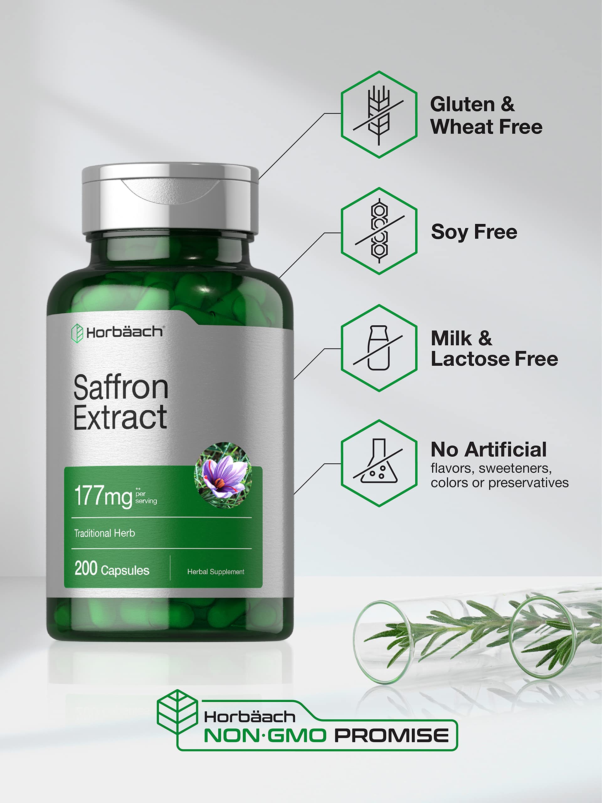 Bottle containing 200 capsules